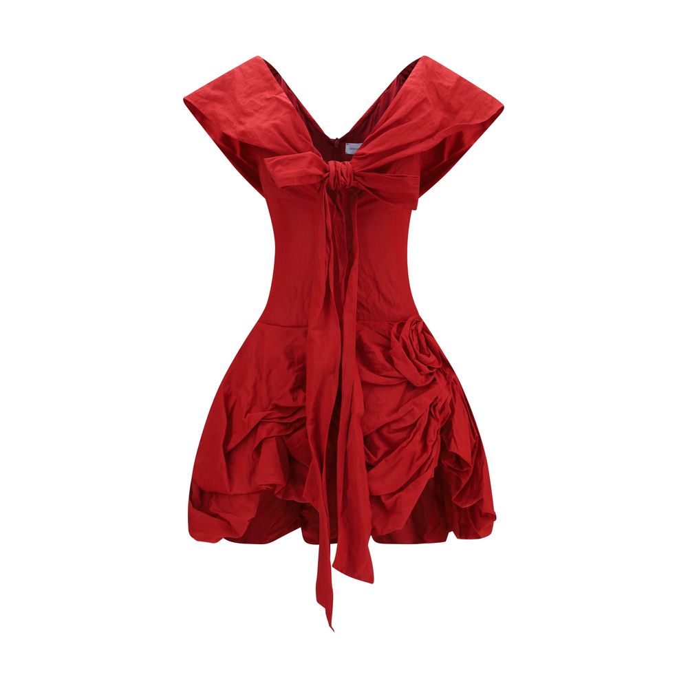 MAGDA BUTRYM Off-shoulder cotton-blend taffeta minidress