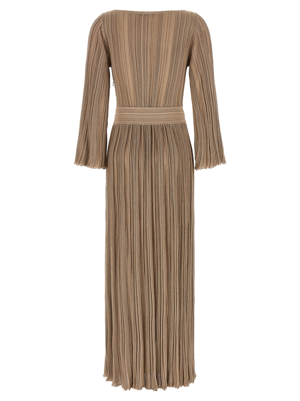 ANTONINO VALENTI Lilas pleated knitted dress