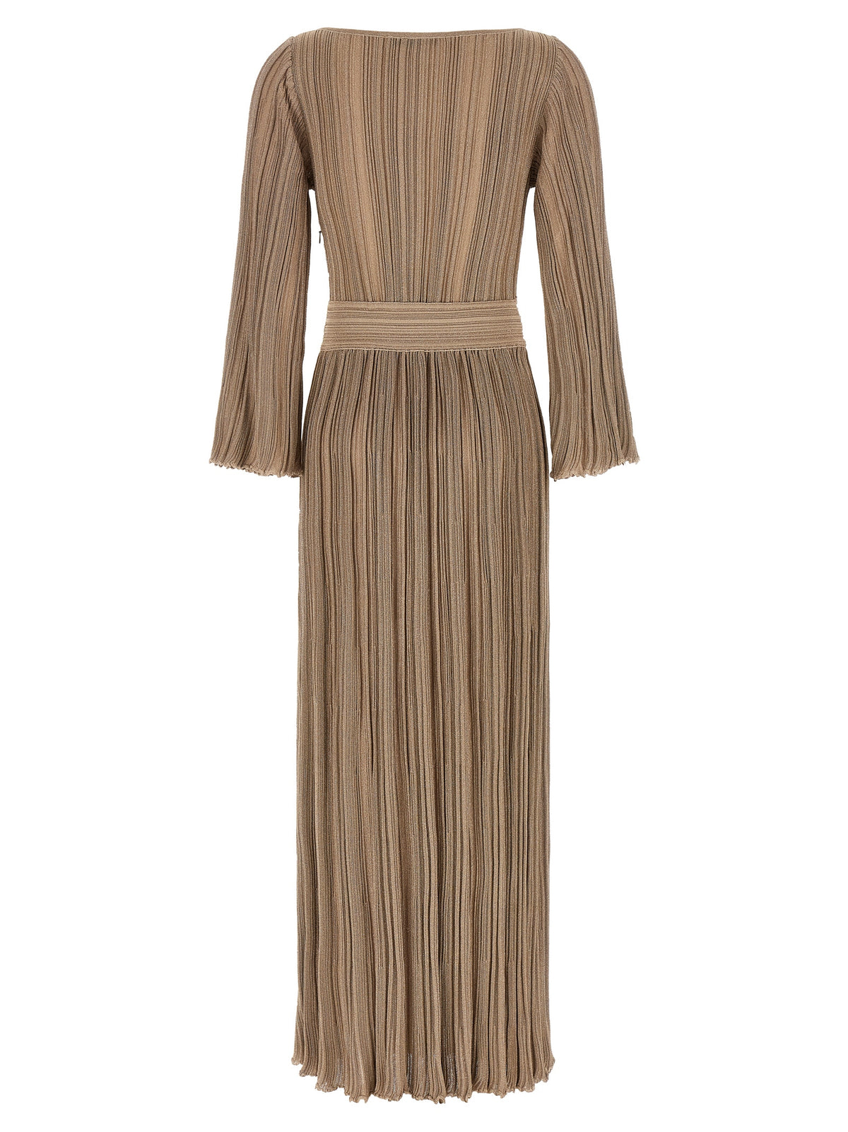 ANTONINO VALENTI Lilas pleated knitted dress