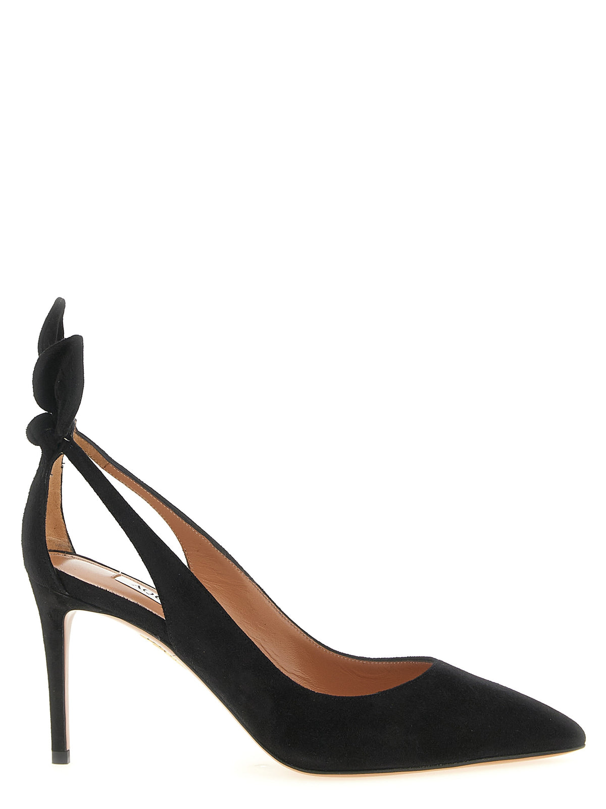AQUAZZURA Bow Tie Suede Pumps