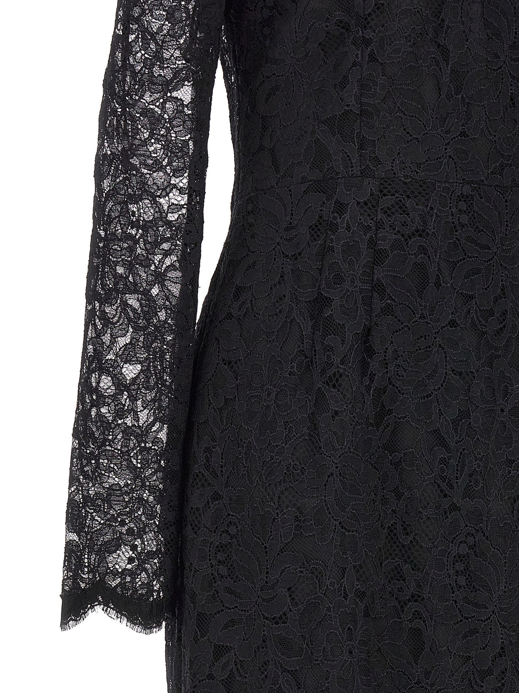 DOLCE & GABBANA floral cordonetto lace sheath dress