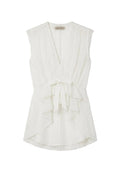 ALBERTA FERRETTI White tulle top
