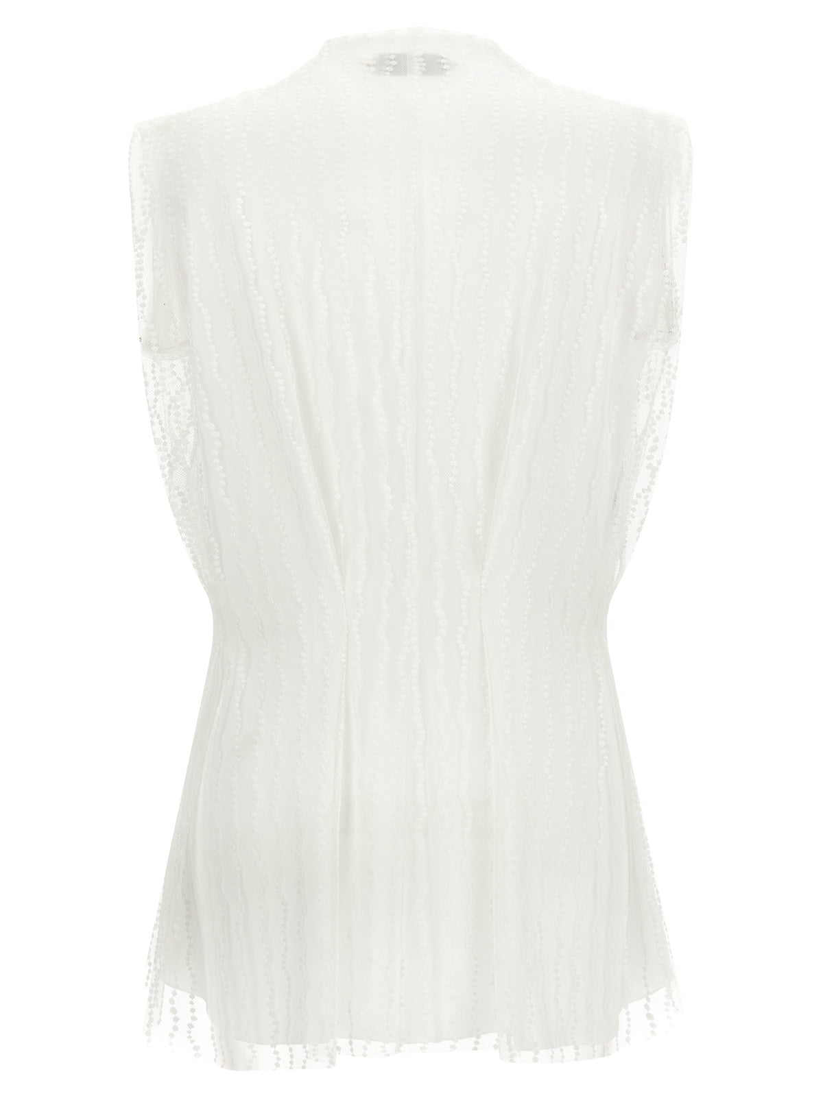 ALBERTA FERRETTI White tulle top