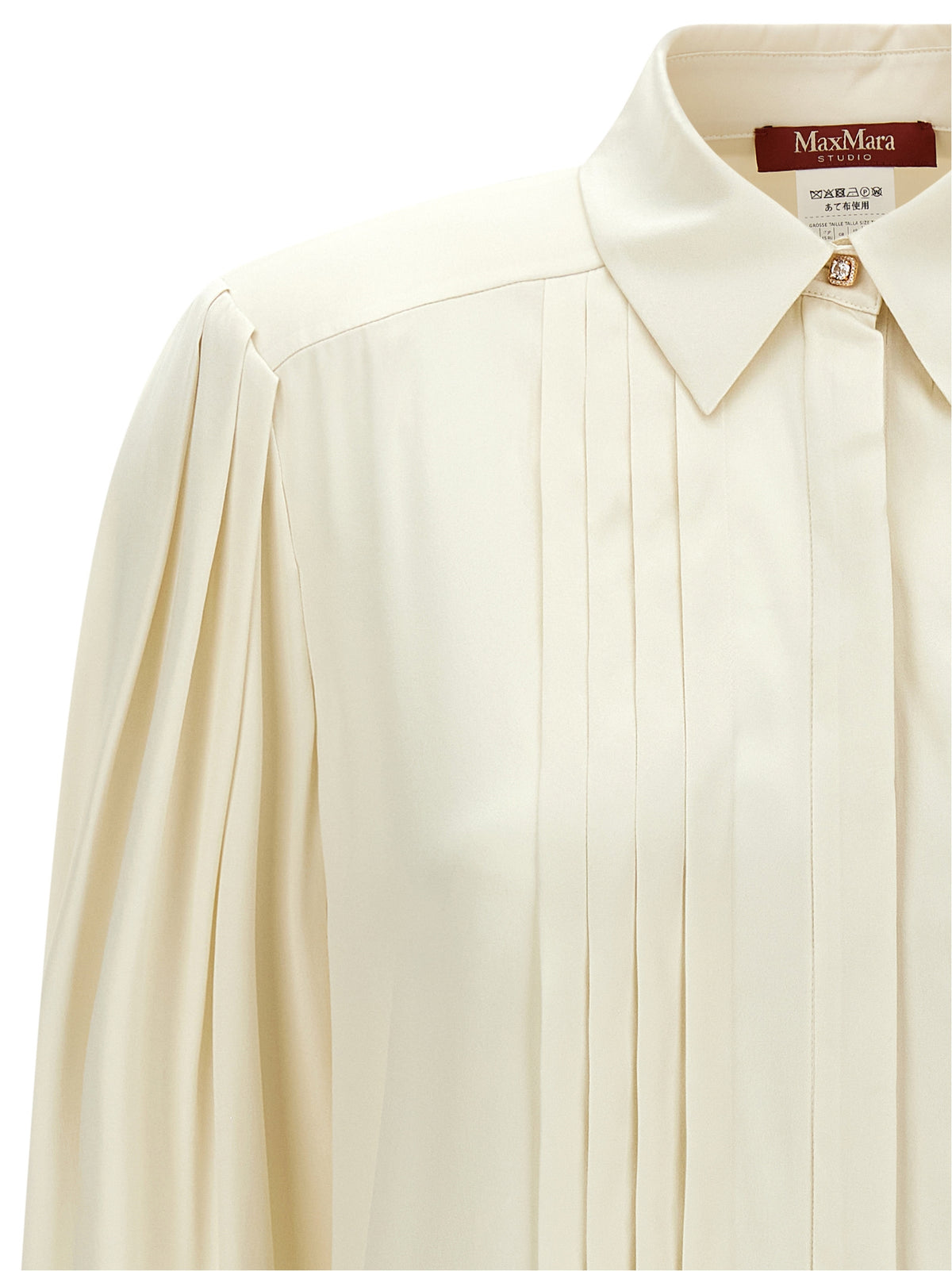 MAX MARA Vongola pleated buttoned shirt