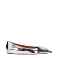 AMINA MUADDI Metallic mirror ballet Flats
